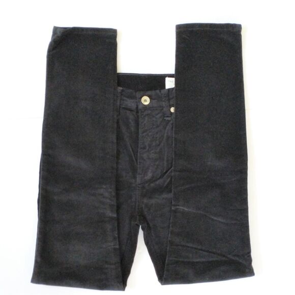 Rag & Bone Black Velvet Mid-Rise Skinny Jeans Size 24 READ - Picture 6 of 12
